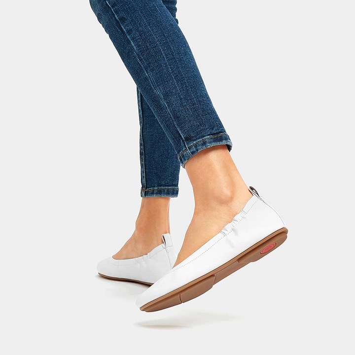 Fitflop Allegro Soft Leather Ballet Flats - FitFlop Online