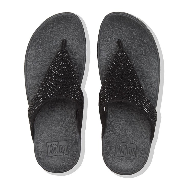 Fitflop Lottie Shimmercrystal Toe-Post Sandals - FitFlop Online