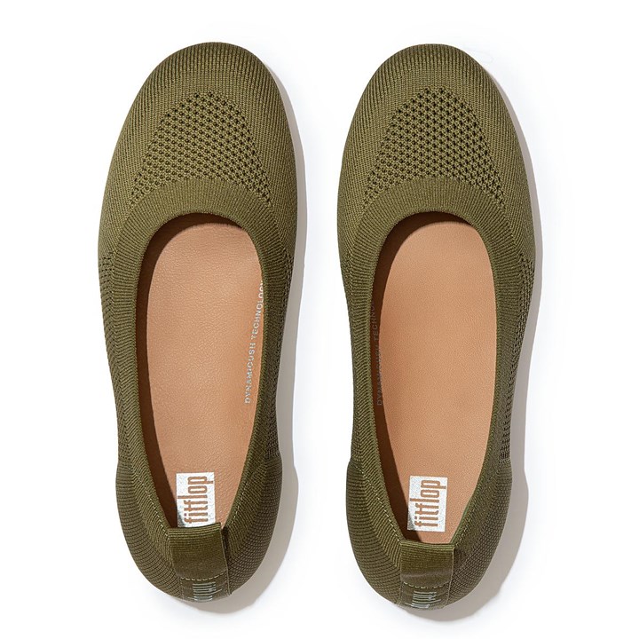 Fitflop Allegro Airyknit Ballet Flats - FitFlop Online