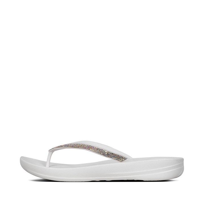 Fitflop Iqushion Sparkle Ergonomic Flip Flops - FitFlop Online