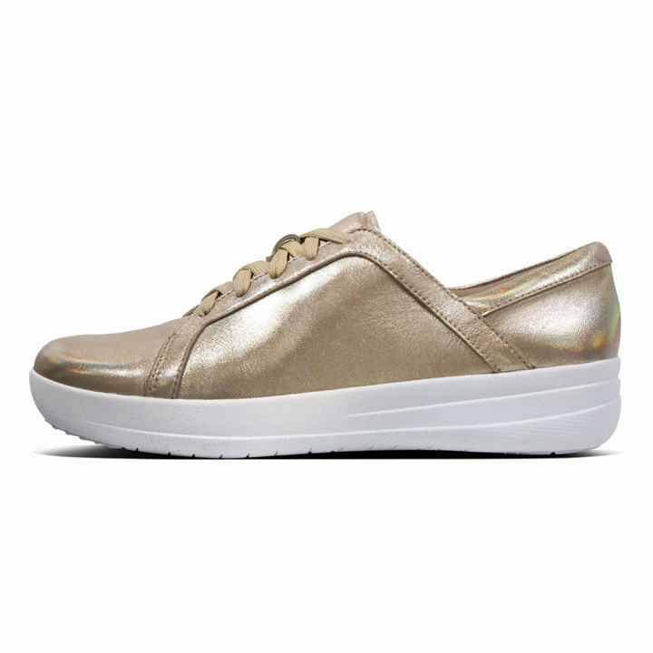 Fitflop F-Sporty II Leather Lace-Up Trainers - FitFlop Online