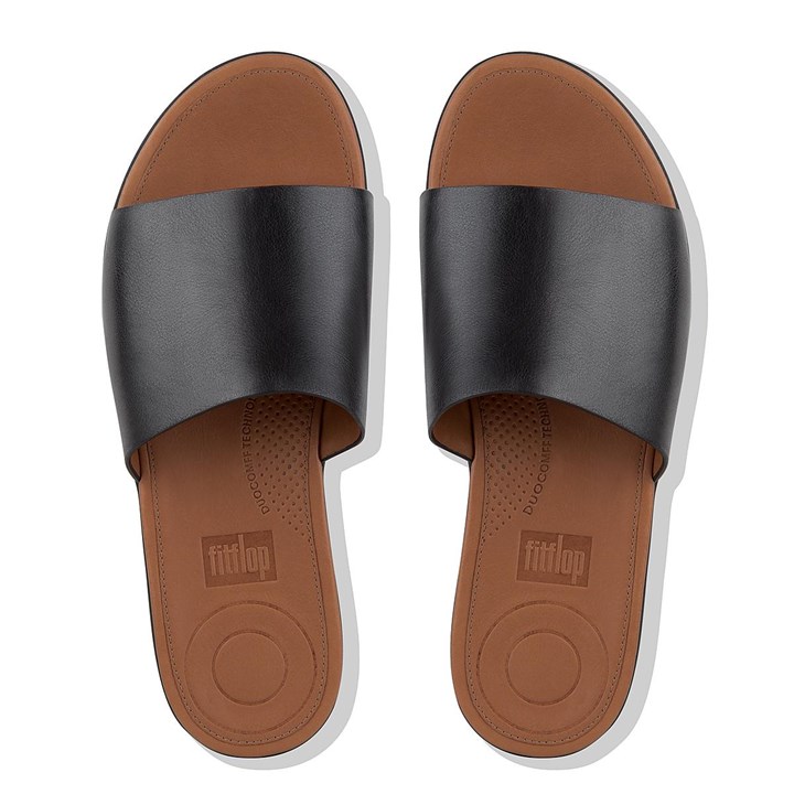 Fitflop Sola Leather Slides - FitFlop Online