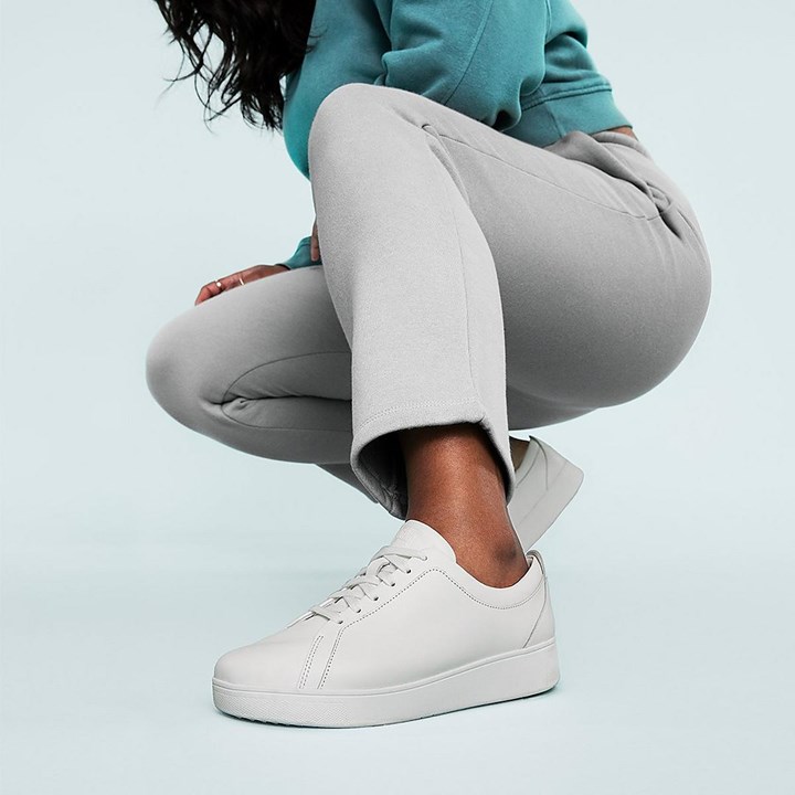 Fitflop Rally Leather Trainers - FitFlop Online