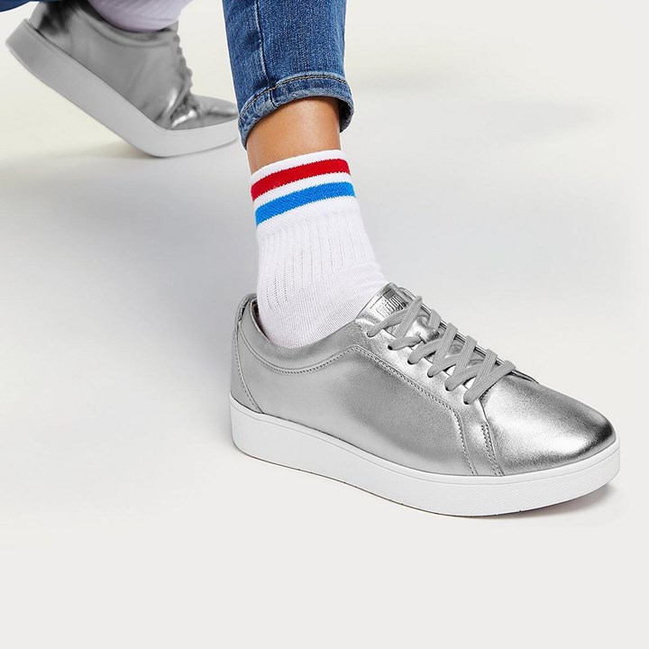 Fitflop Rally Leather Trainers - FitFlop Online