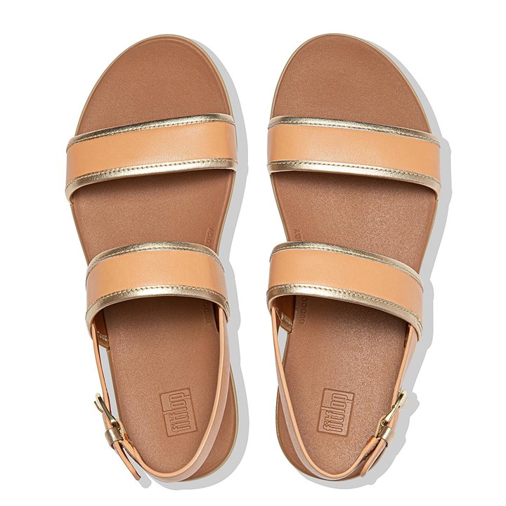 Fitflop Barra Metallic Back-Strap Sandals - FitFlop Online