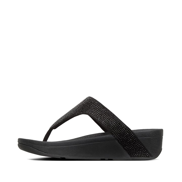 Fitflop Lottie Shimmercrystal Toe-Post Sandals - FitFlop Online
