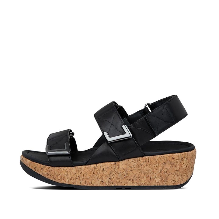 Fitflop Remi Adjustable Leather Back-Strap Sandals - FitFlop Online