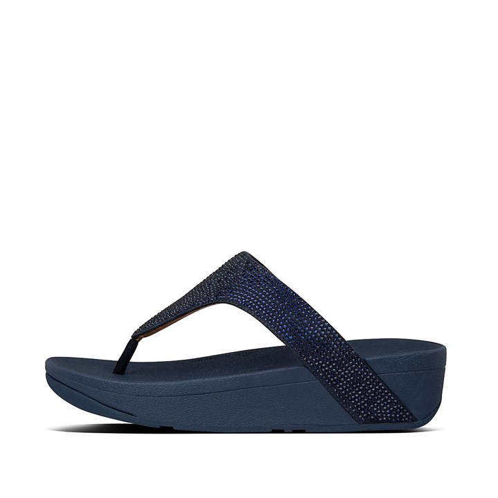 Fitflop Lottie Shimmercrystal Toe-Post Sandals - FitFlop Online
