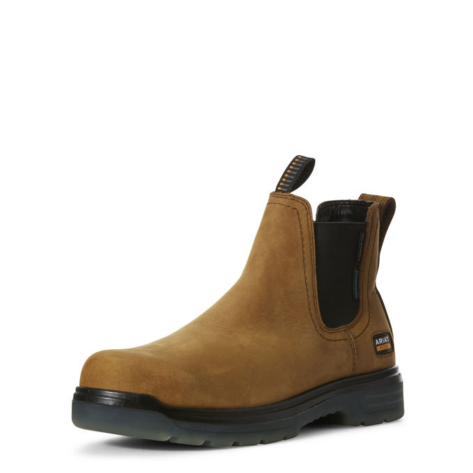 Ariat Turbo Chelsea Waterproof Carbon Toe Work Boot