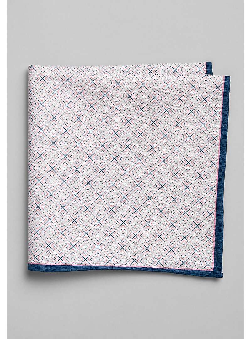 Jos. A. Bank Grid Pocket Square#8Y4V