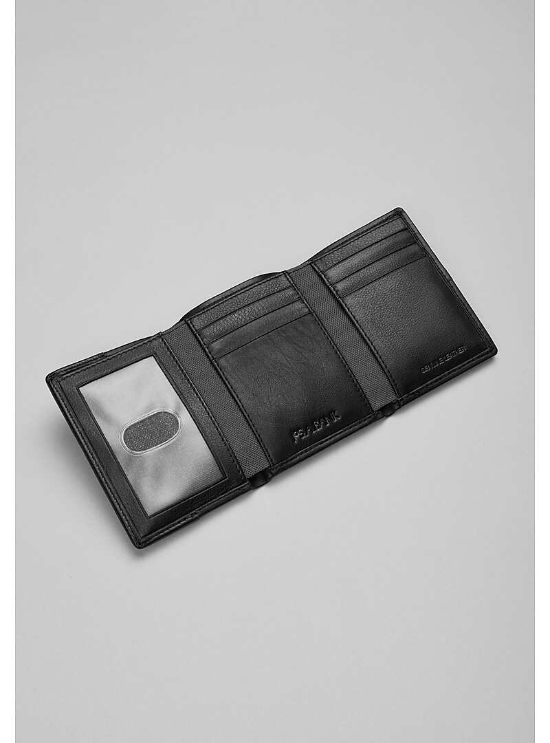 Jos. A. Bank Leather Accent Tri-Fold Wallet#8XAJ