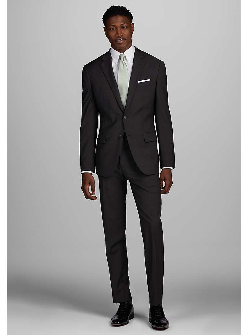 Traveler Collection Slim Fit Suit Separates Solid Jacket#3XV3