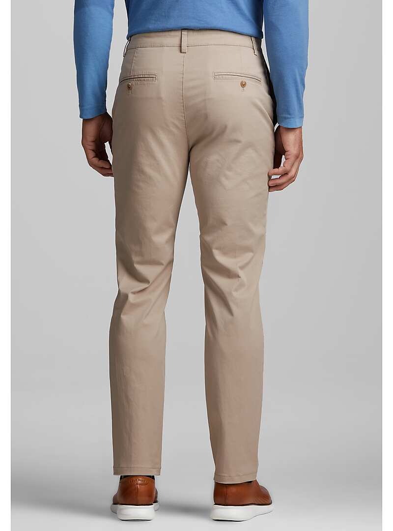 Jos. A. Bank Tailored Fit Flat-Front Chinos#22XJ