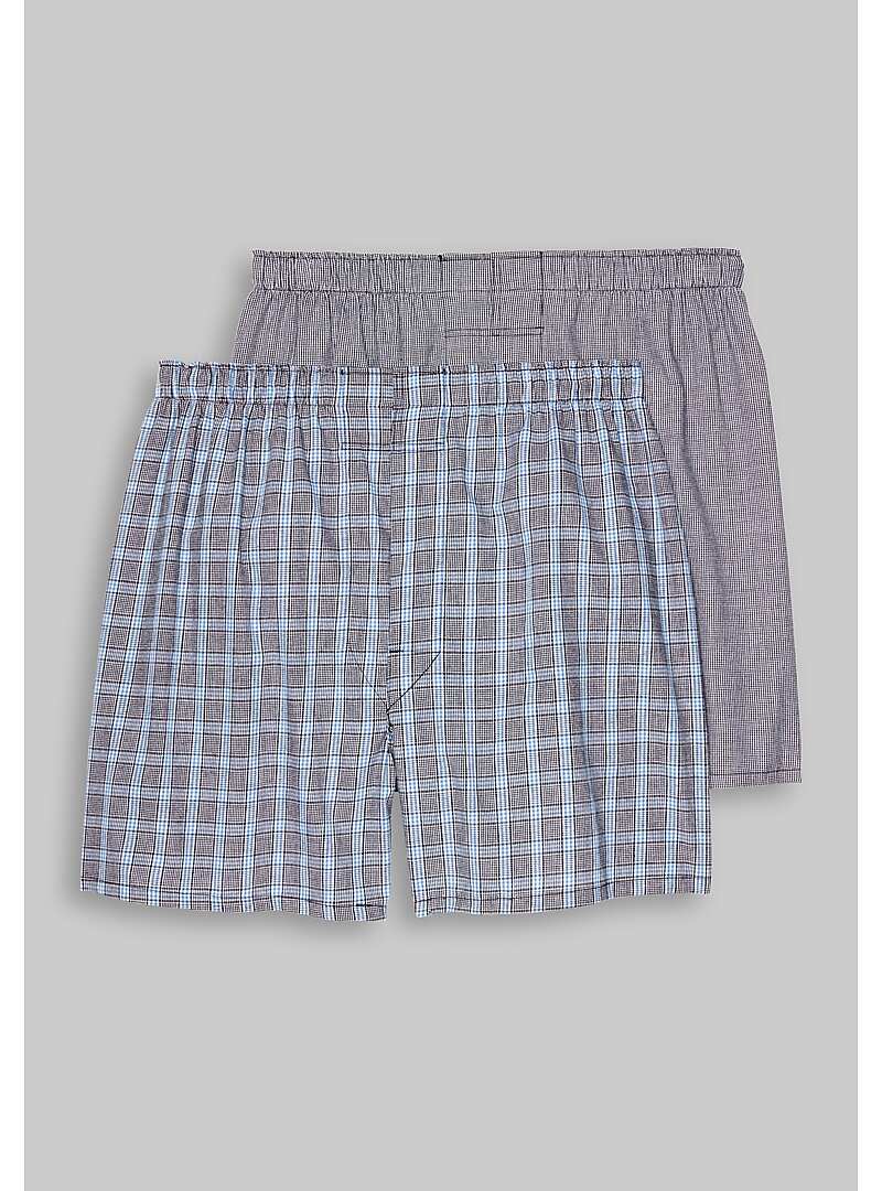 Jos. A. Bank Plaid Woven Boxers, 2-Pack#82D4