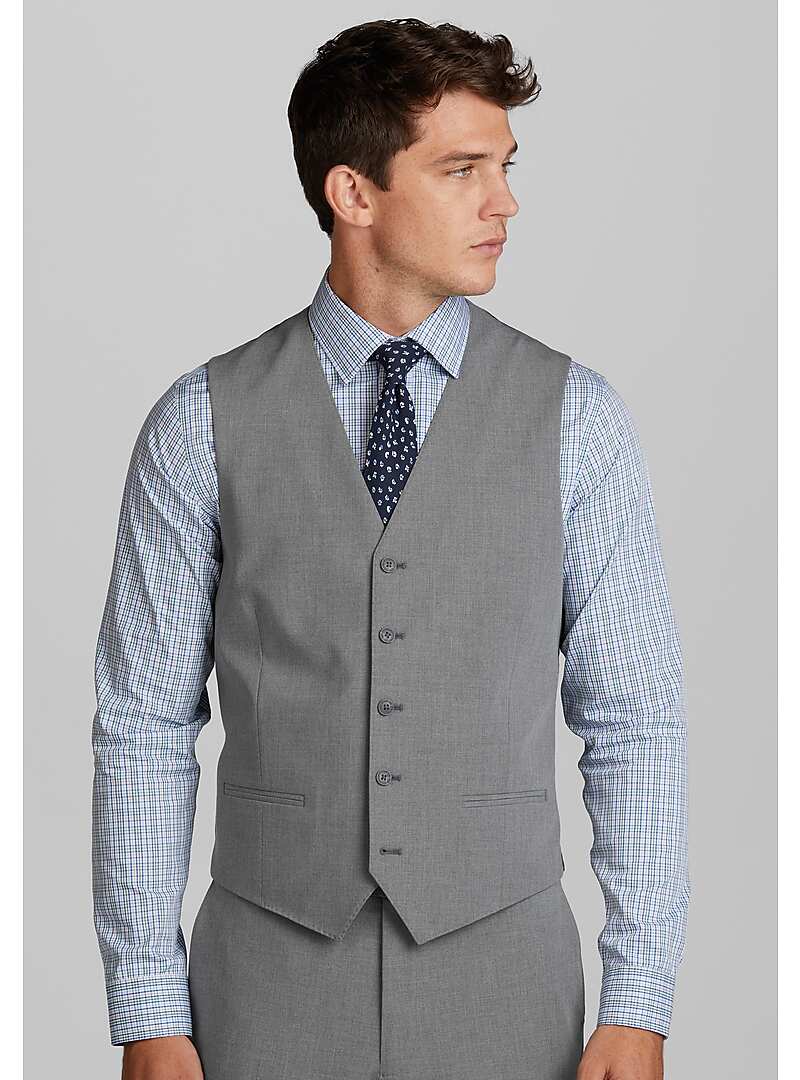 1905 Navy Collection Slim Fit Suit Separates Vest#3WCF