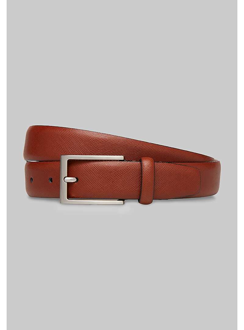 Jos. A. Bank Etched Leather Dress Belt - Long#87Y6