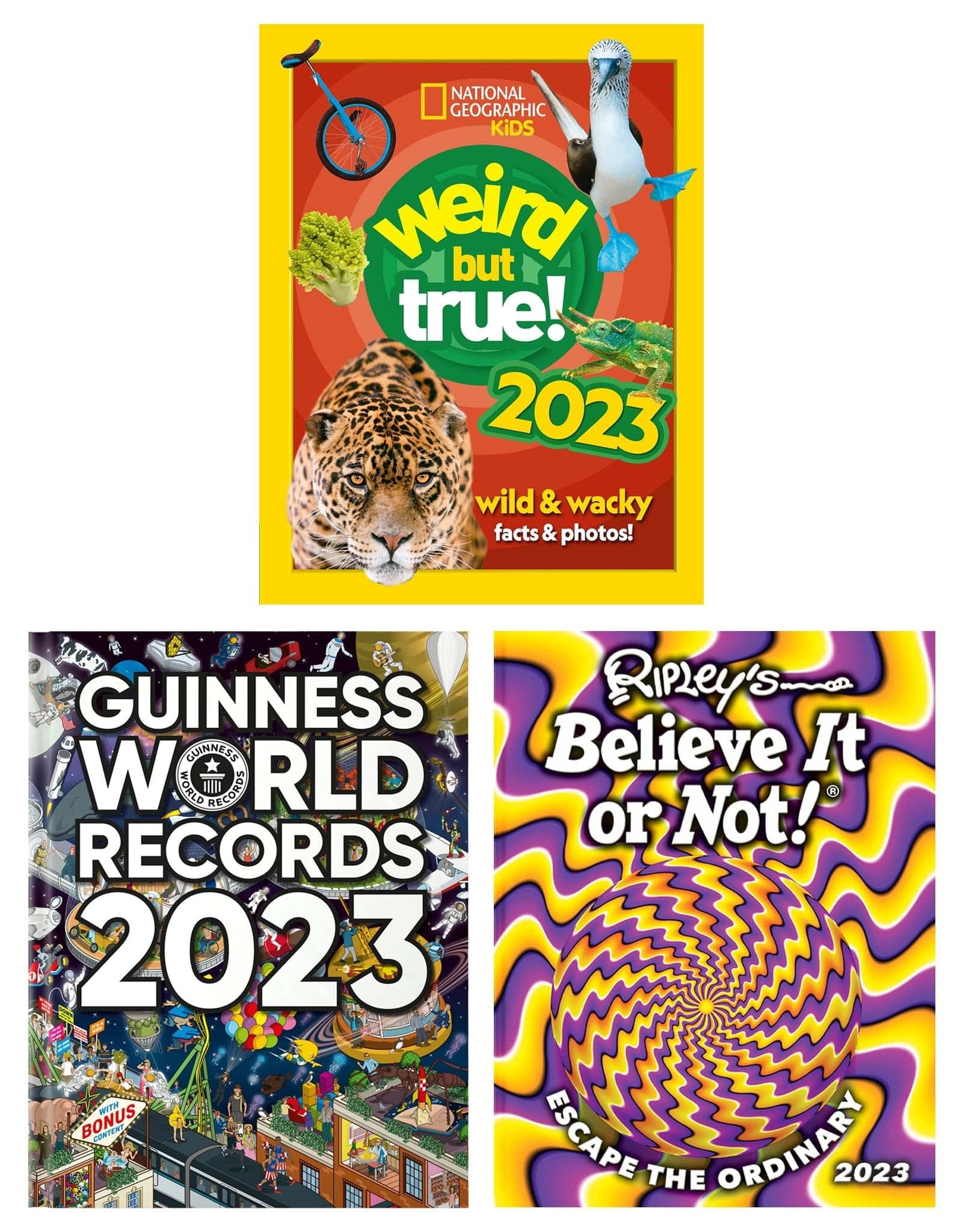 guinness-world-records-2023-ripley-s-believe-it-or-not-2023-weird-but-true-2023-3-books