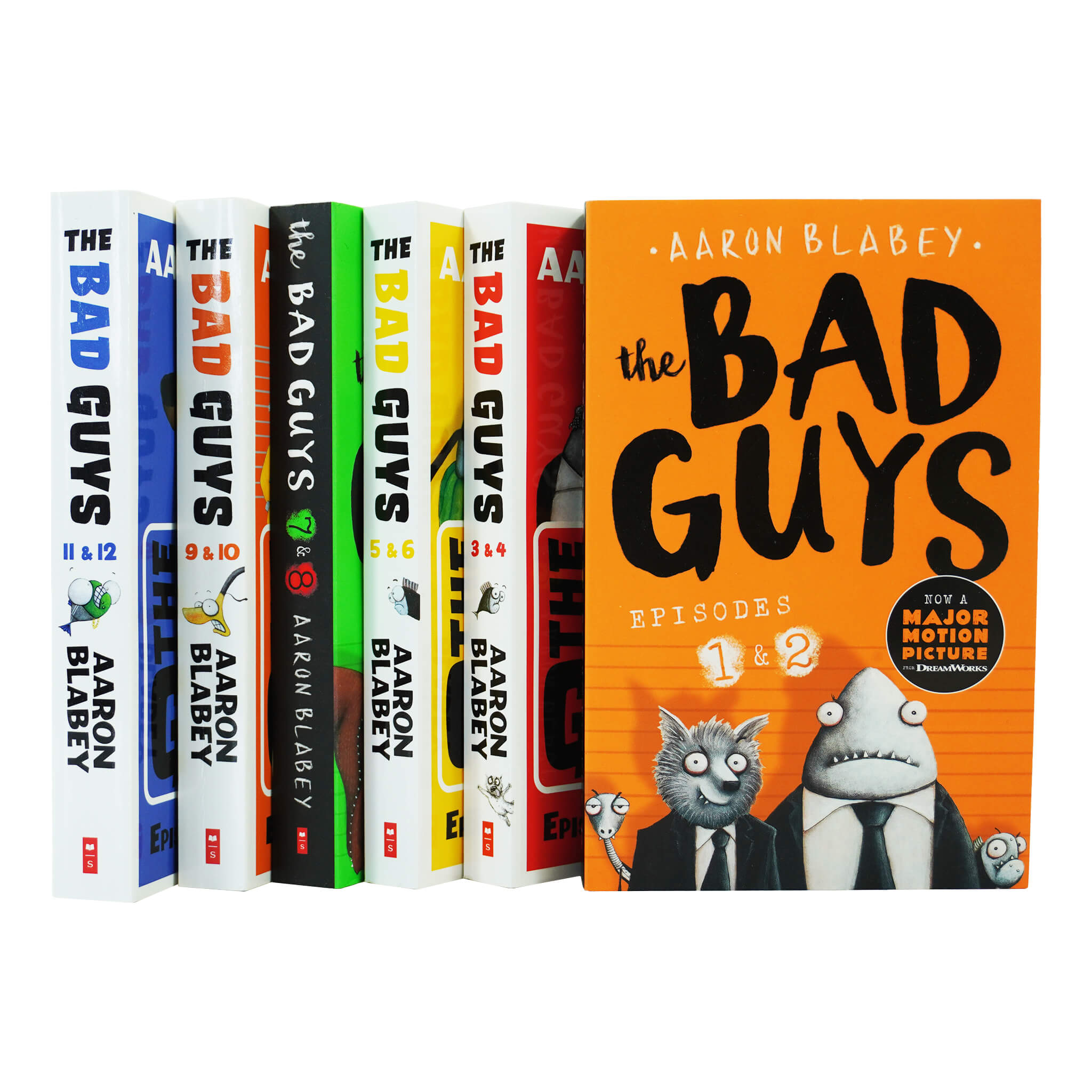 The Bad Guys By Aaron Blabey Episodes 1 12 Collection 6 Books Set