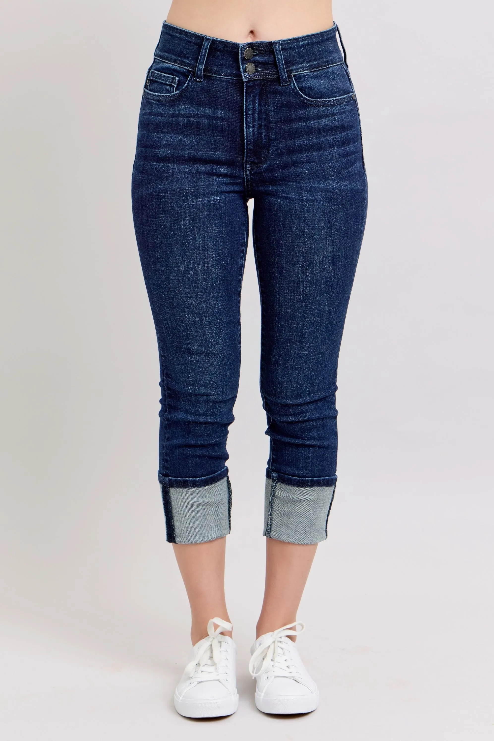 Judy Blue High-Waist Double Waist Band Skinny Jeans
