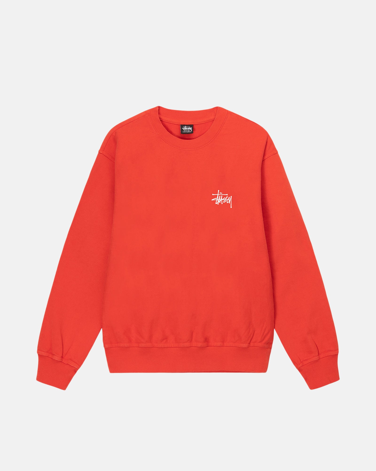 BASIC STÜSSY PIGMENT DYED CREW