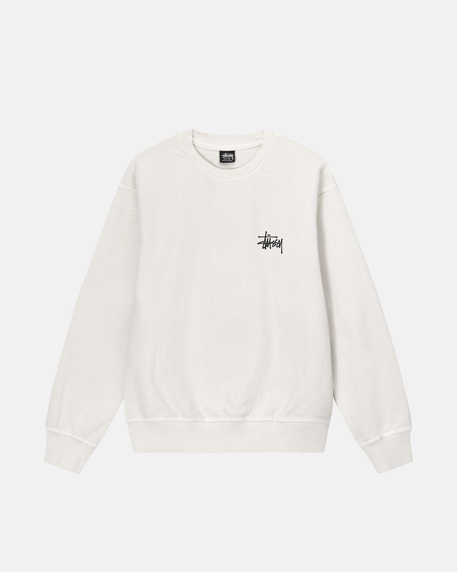BASIC STÜSSY PIGMENT DYED CREW