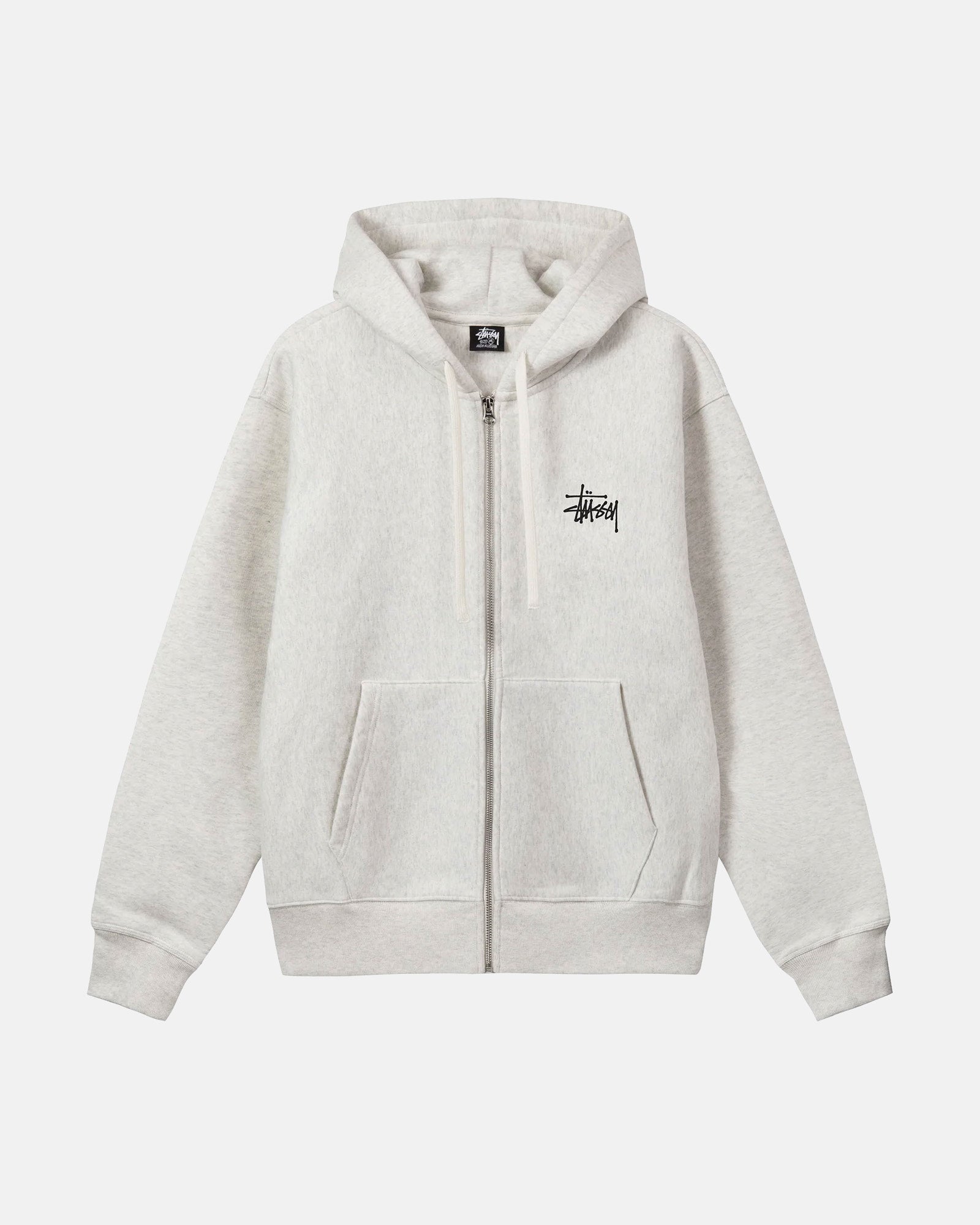 BASIC STÜSSY ZIP HOODIE