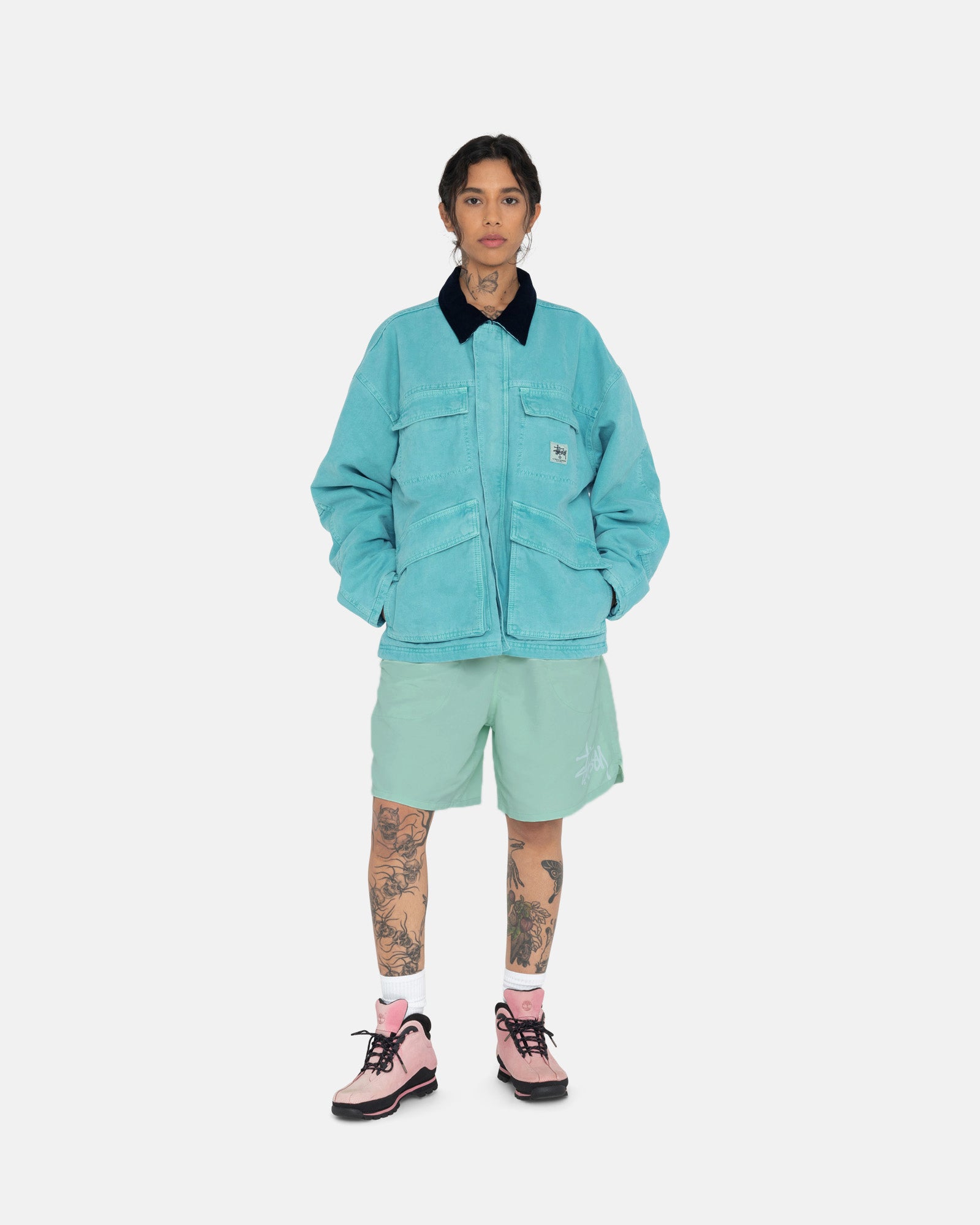 WASHED CANVAS SHOP JACKET