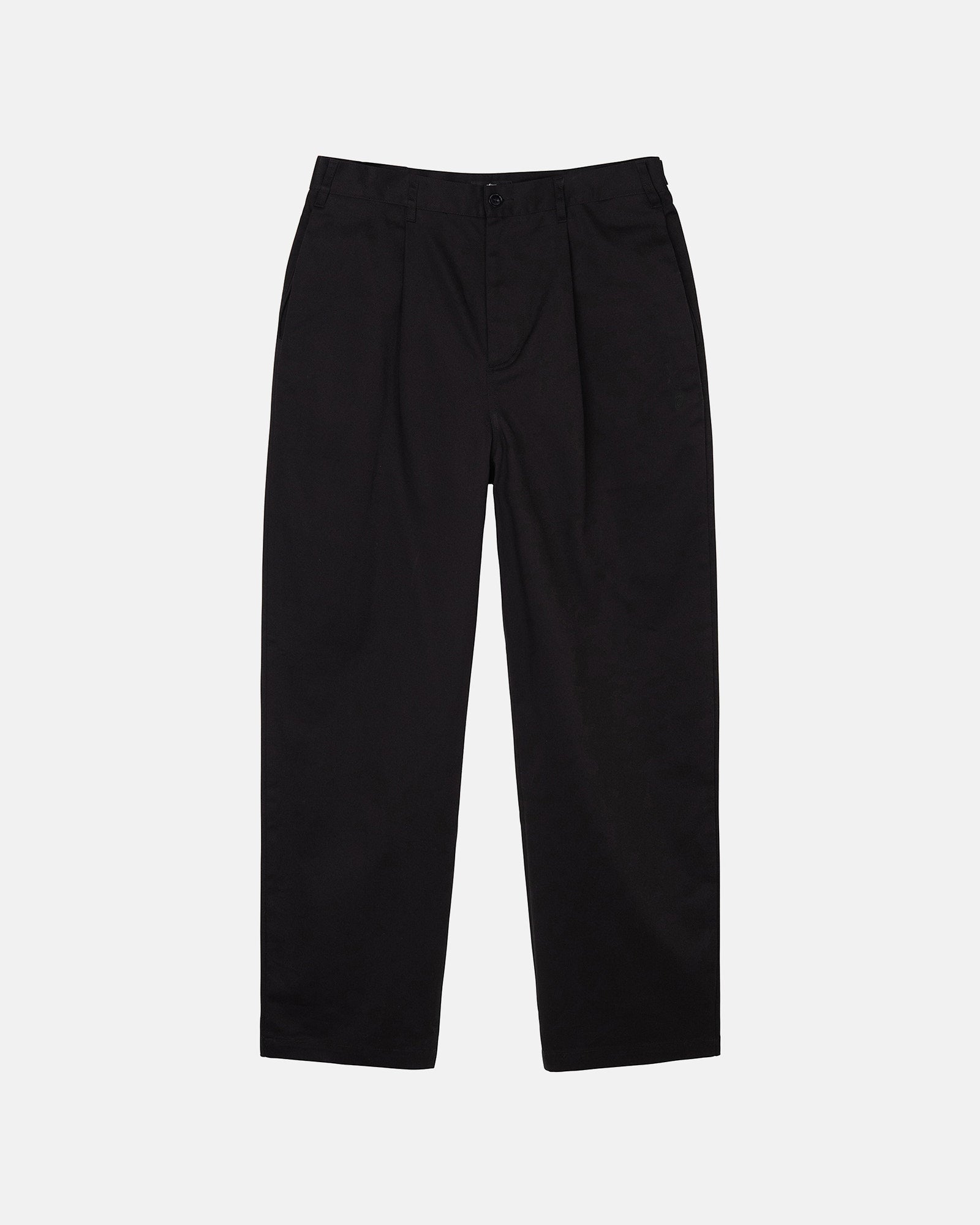 TWILL VOLUME PLEATED TROUSER