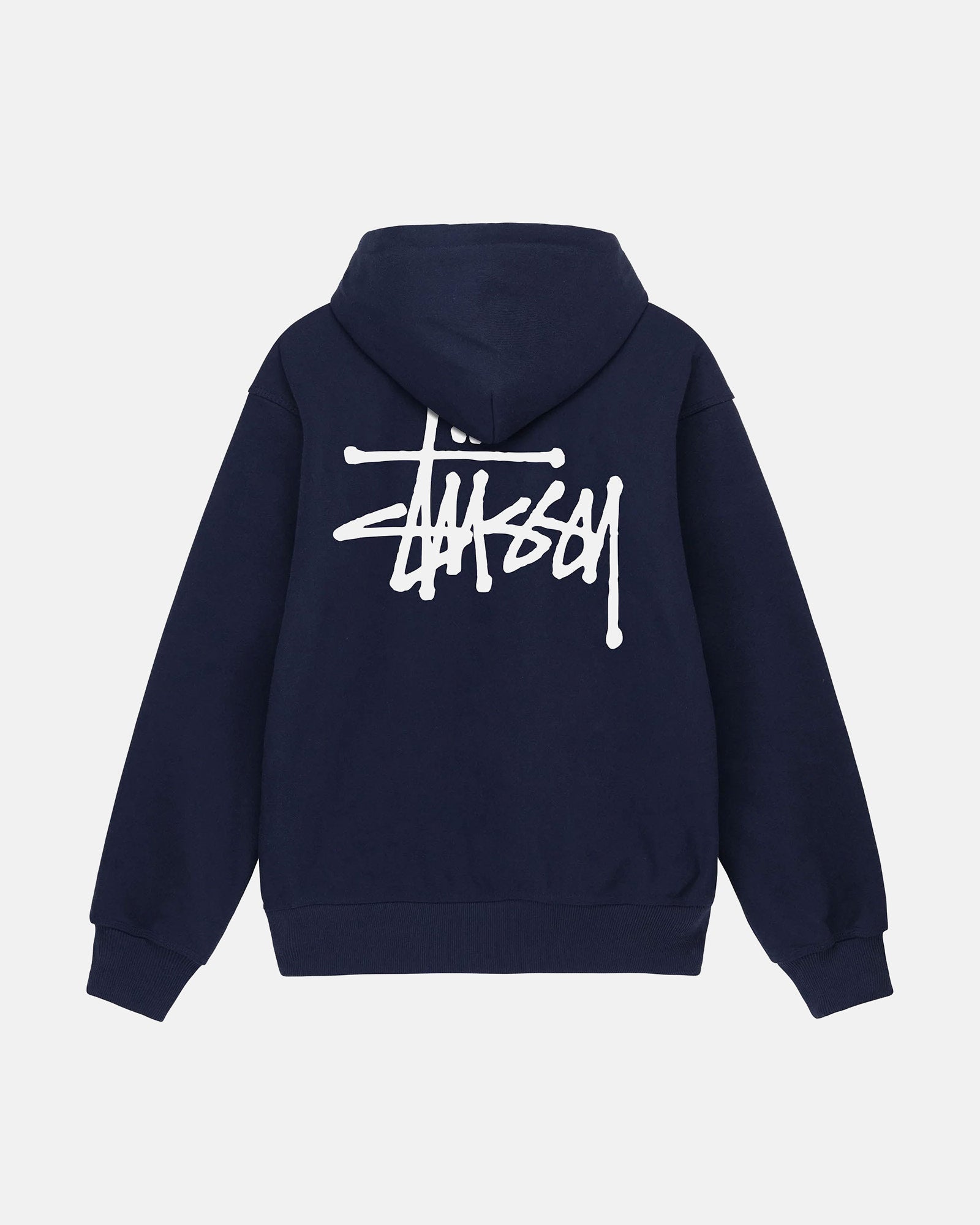 BASIC STÜSSY ZIP HOODIE