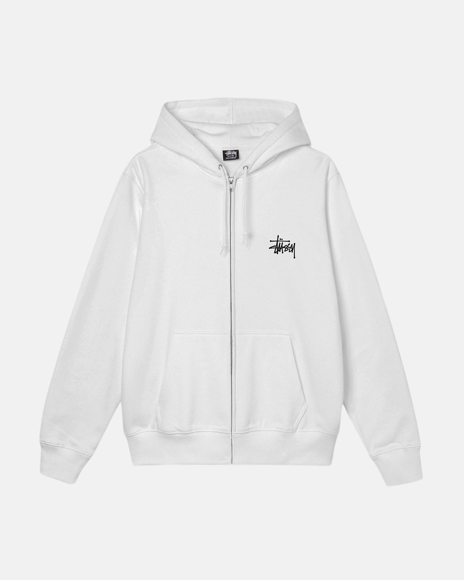 BASIC STÜSSY ZIP HOODIE
