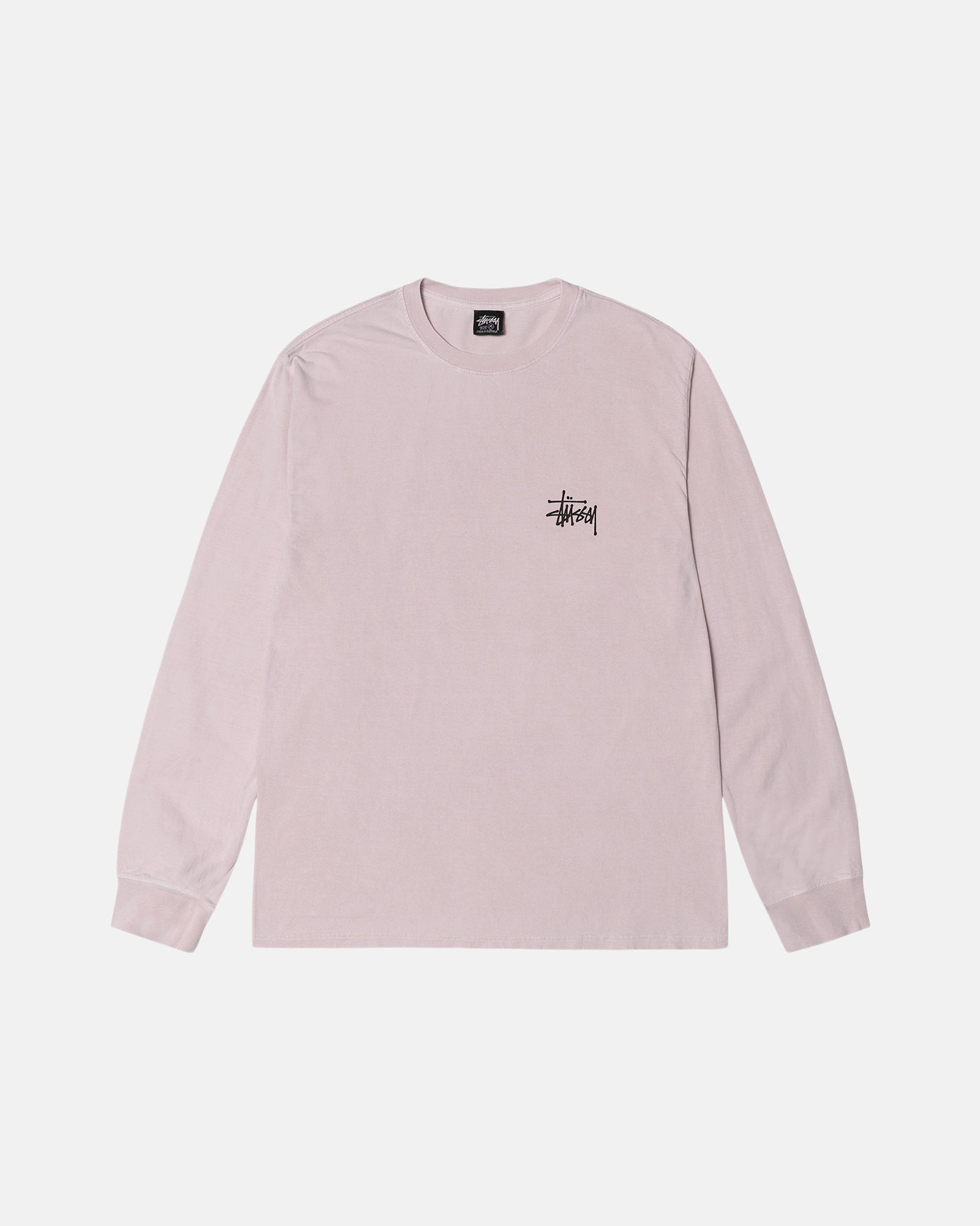 BASIC STÜSSY PIGMENT DYED LS TEE