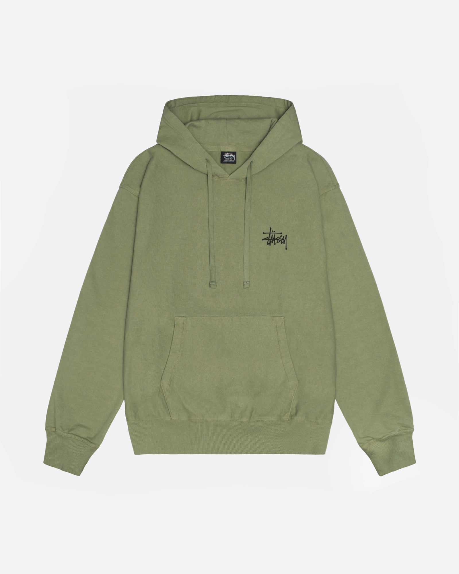 BASIC STÜSSY PIGMENT DYED HOODIE