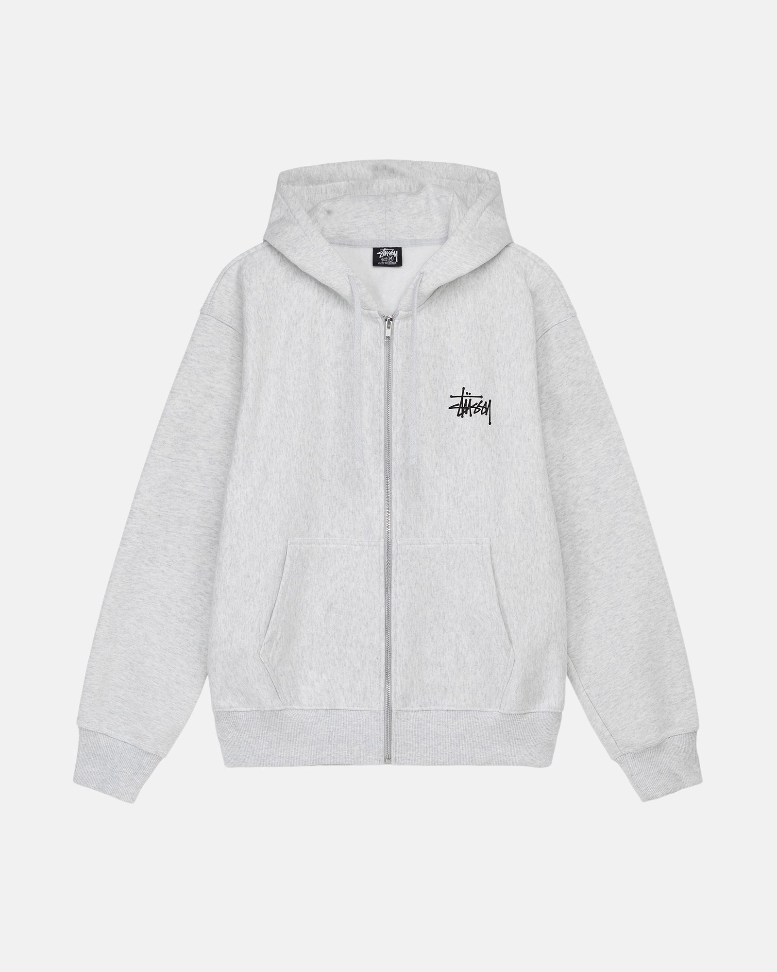 BASIC STÜSSY ZIP HOODIE