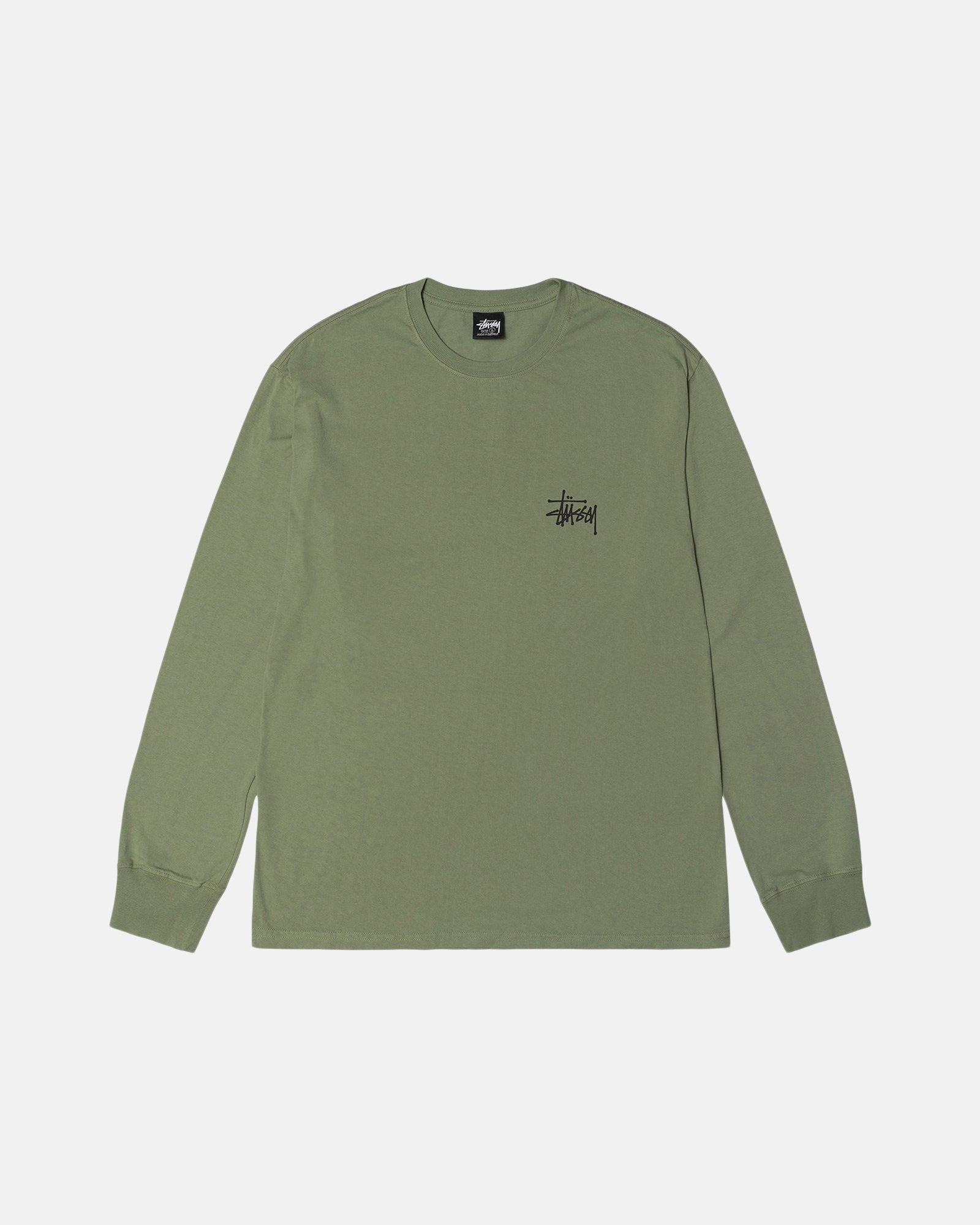 BASIC STÜSSY PIGMENT DYED LS TEE