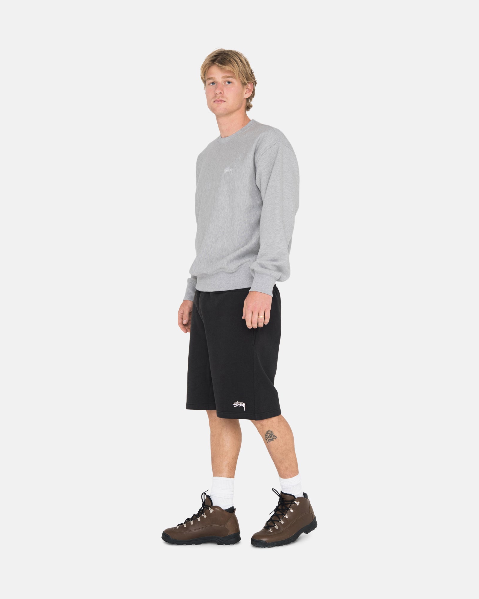OVERDYED STOCK LOGO SWEAT SHORT