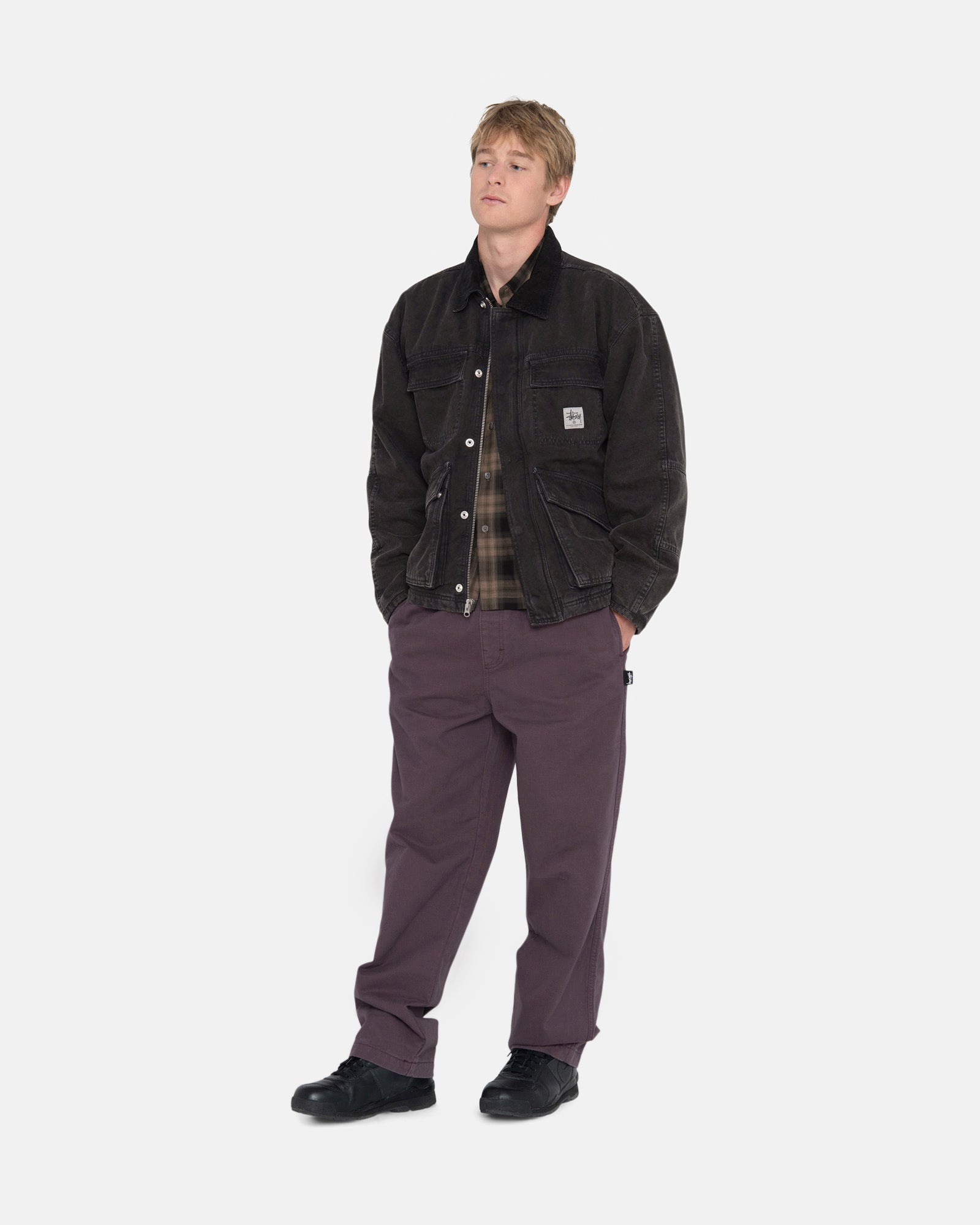 WASHED CANVAS SHOP JACKET