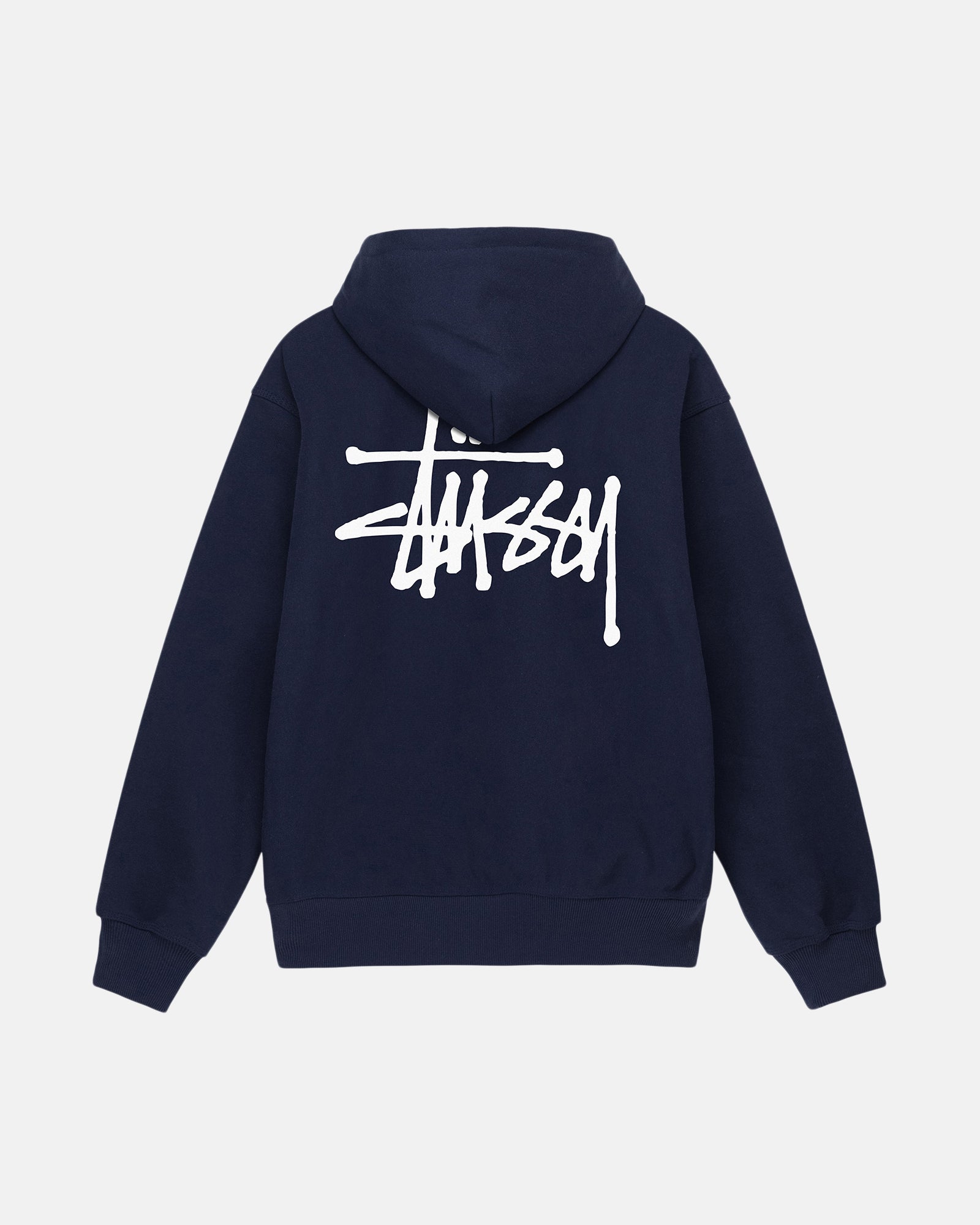 BASIC STÜSSY ZIP HOODIE