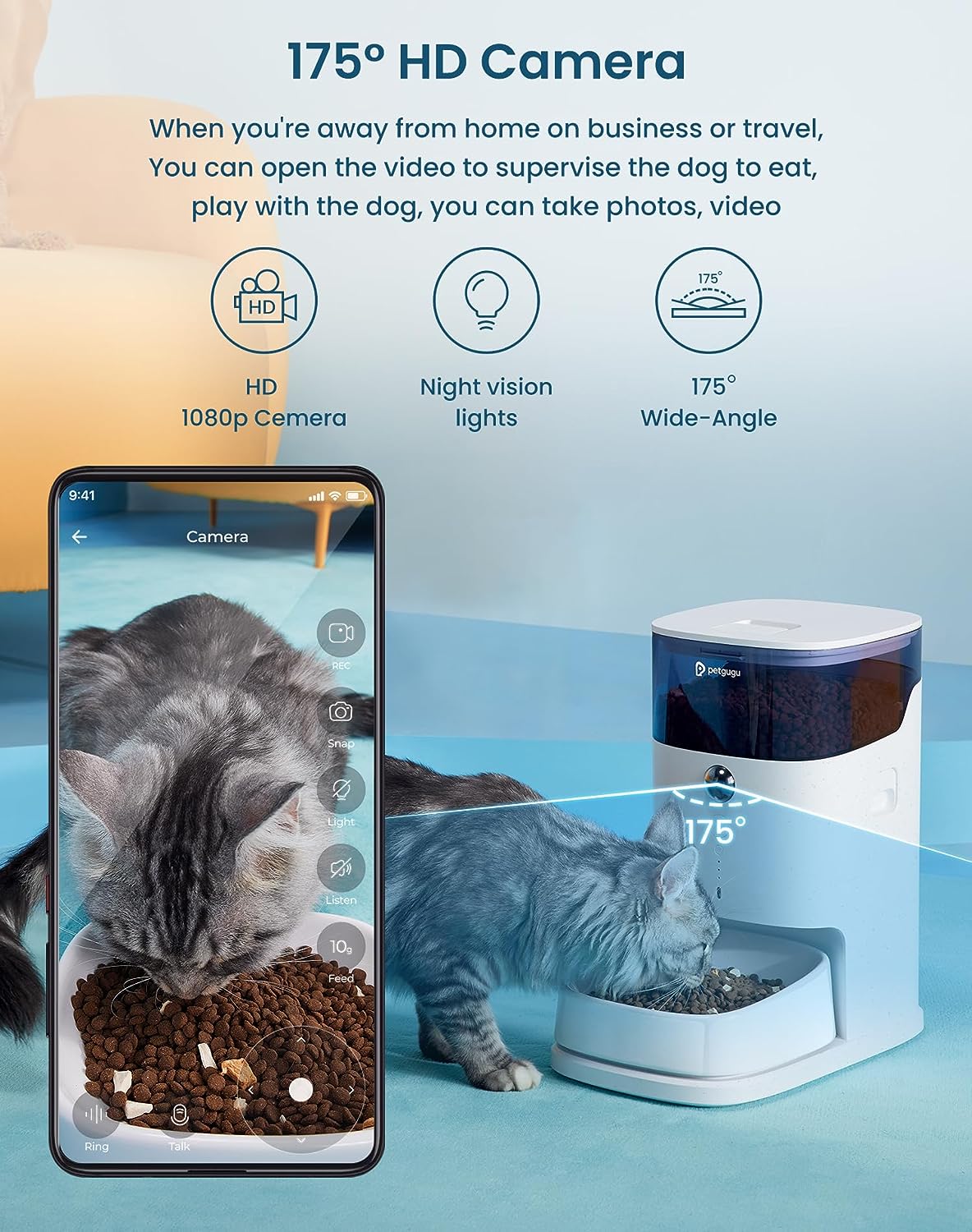 Petgugu Automatic Cat Feeders