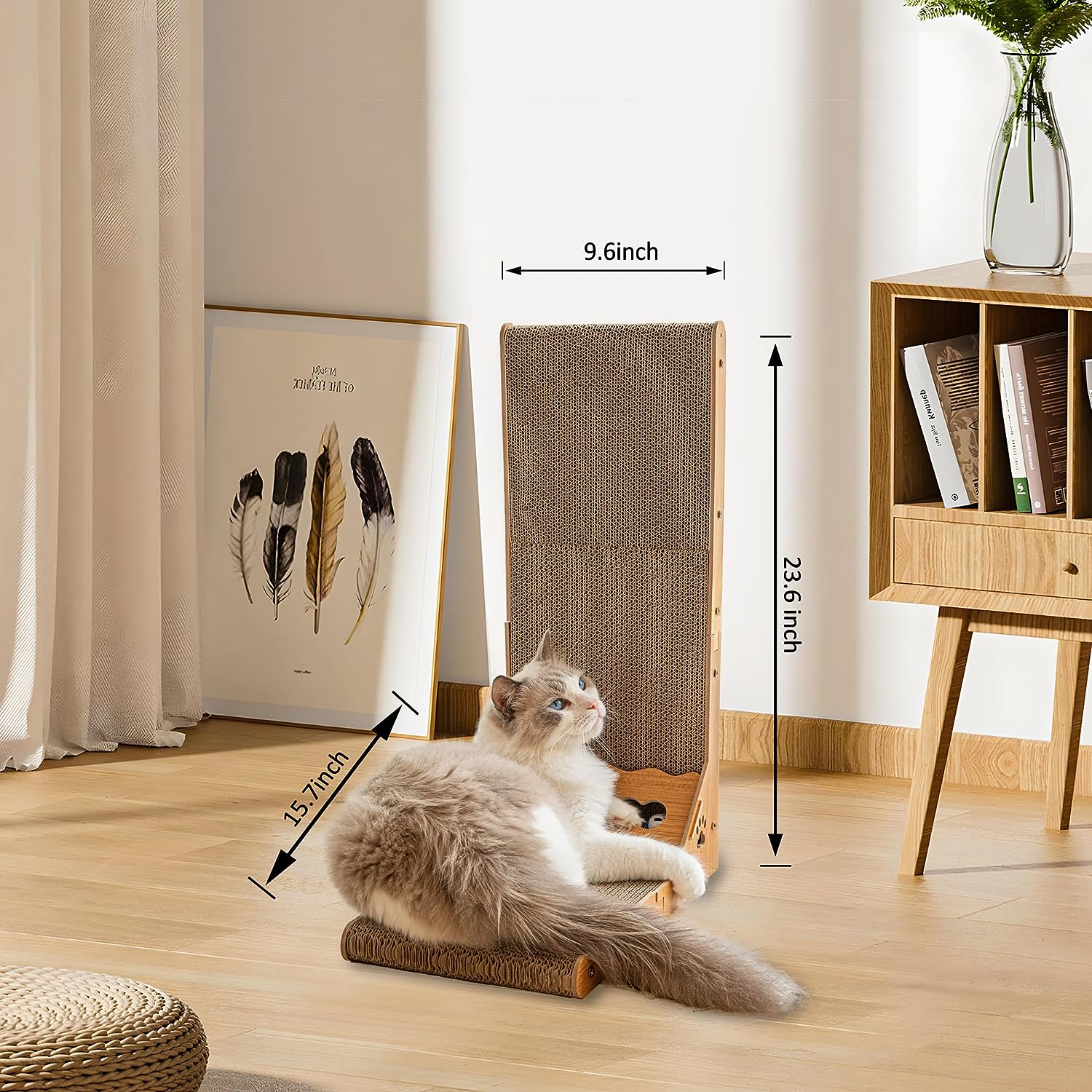 L Shape Cardboard Cat Scratcher