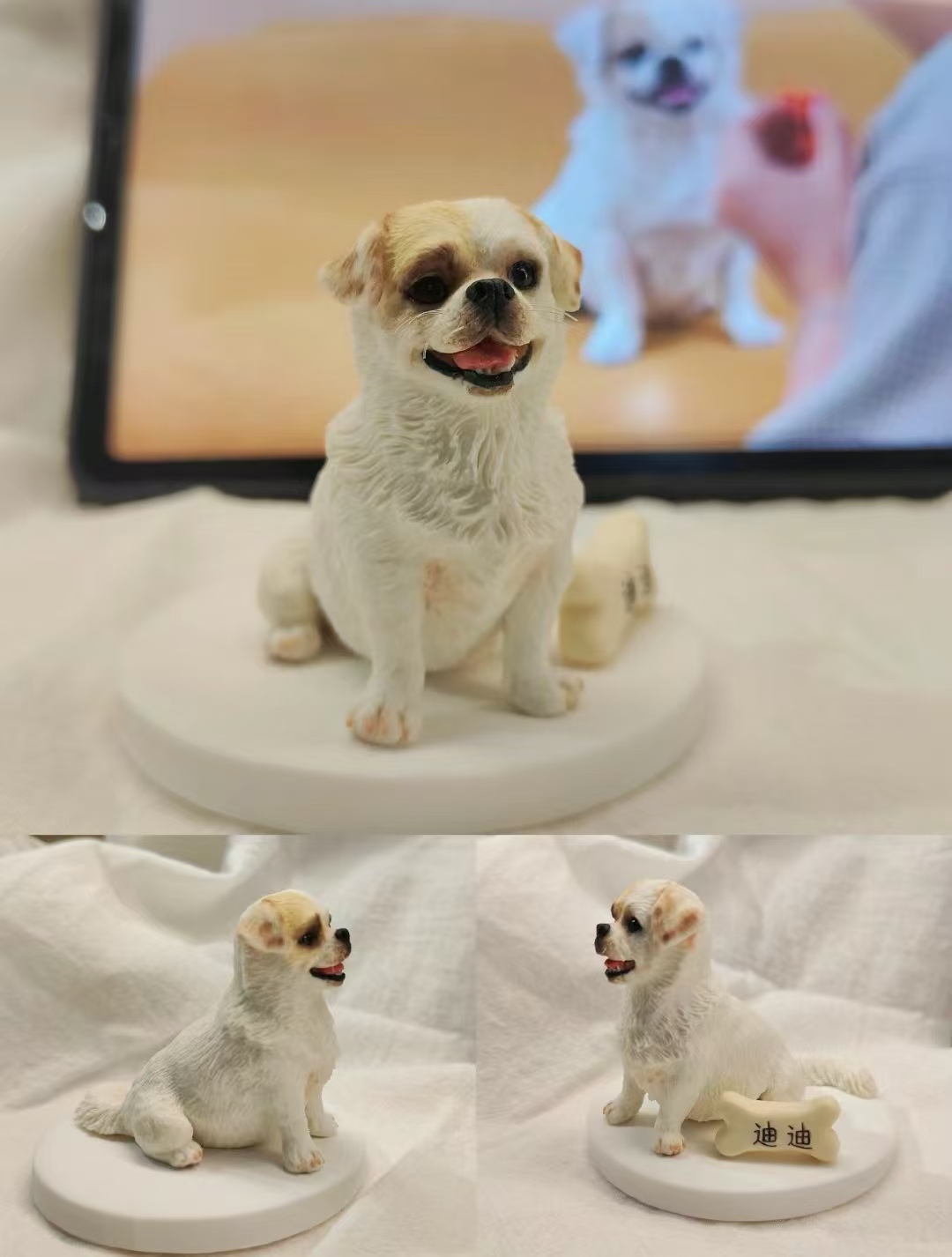 Leatherchild Custom Full-Body Pet Sculpture - Soft Clay Material, Perfect for Keepsakes or Gifts (custom-made 15-20days)