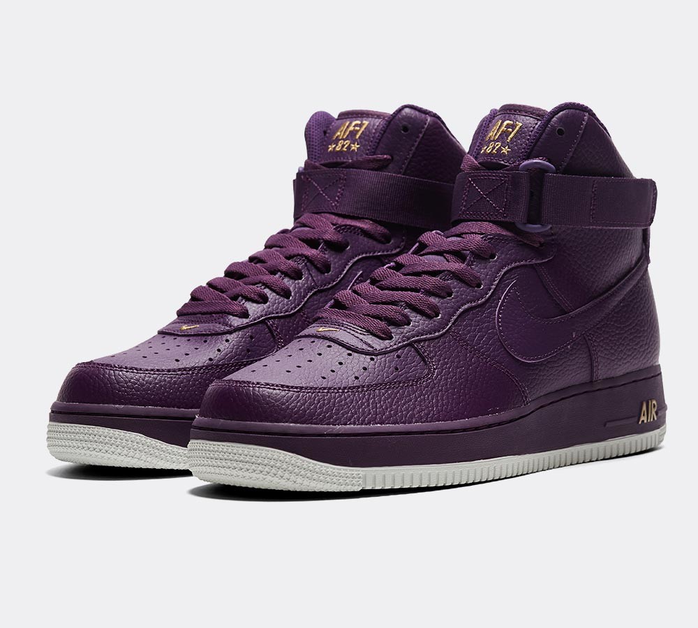 Nike Air Force 1 High '07 Trainer - Night Purple / Night Purple