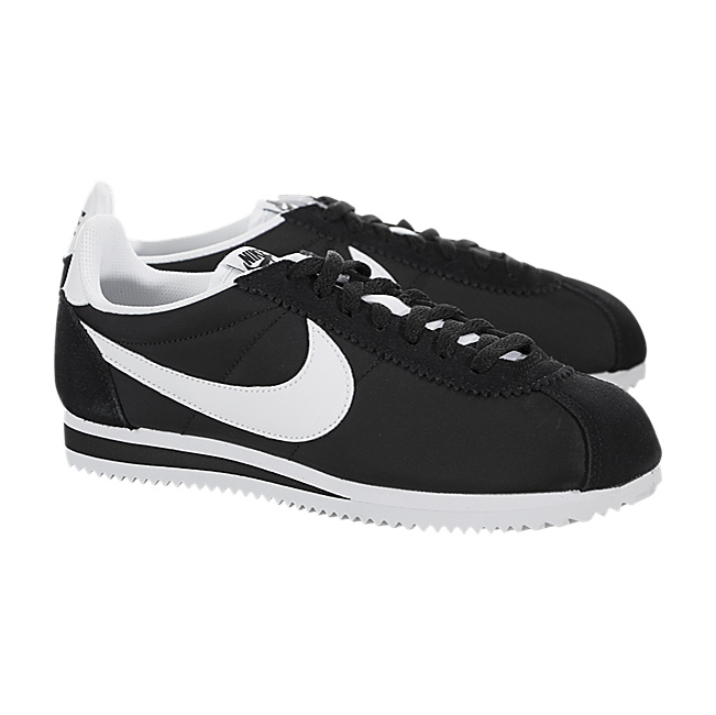 Nike Women Classic Cortez Nylon - Black / White