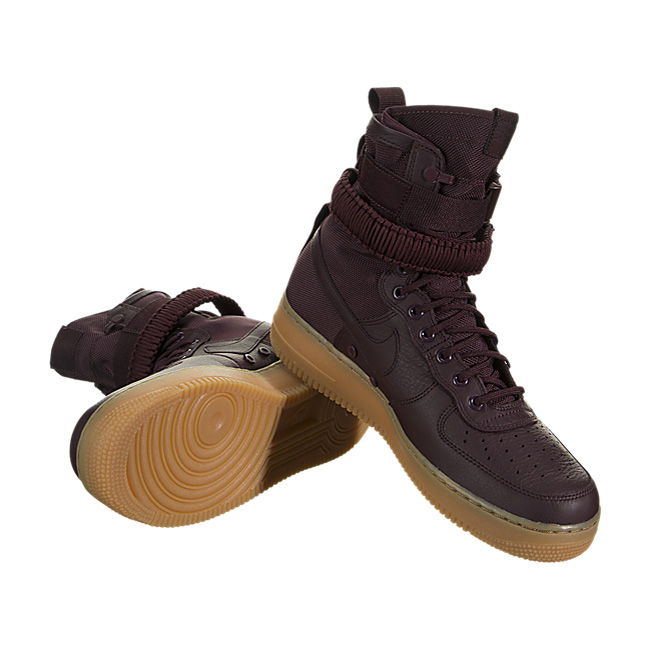 Nike SF Air Force 1 - Deep Burgundy / Gum