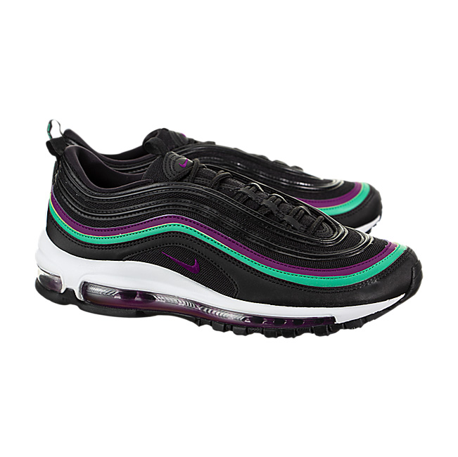 Nike Women Air Max 97 - Black / Bright Grape-Clear Emerald-Black