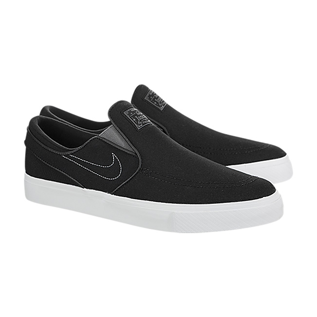 Nike SB Zoom Stefan Janoski Slip Canvas - Black / Gunsmoke-White