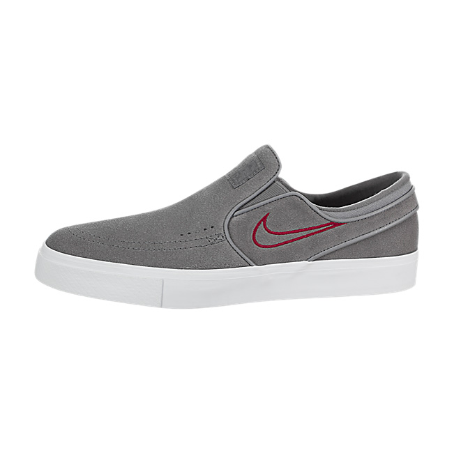 Nike SB Zoom Stefan Janoski Slip-On - Gunsmoke / Red Crush