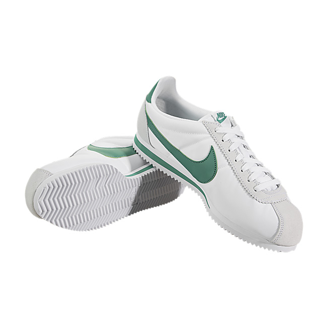 Nike Classic Cortez Nylon - White / Green Noise