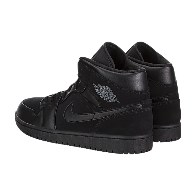 Air Jordan 1 Mid - Black / Dark Grey-Black