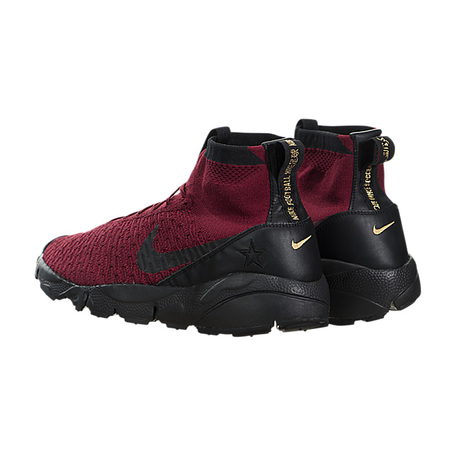 Nike Air Footscape Magista Flyknit FC - Team Red / Black-Team Red-Metallic Gold