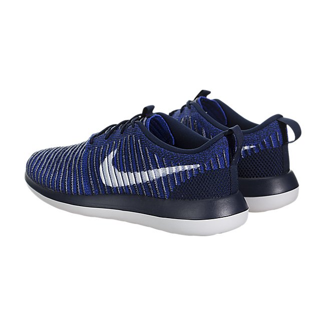 Nike Roshe Two Flyknit - College Navy / White-Paramount Blue